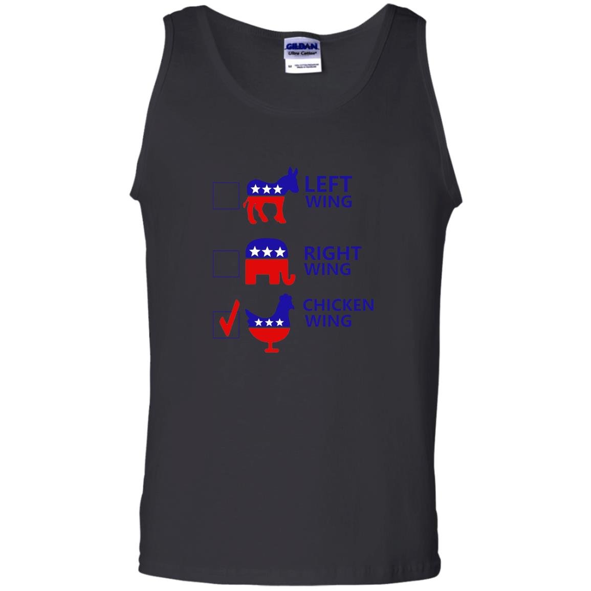 Political parties left wing right wing chicken wing Tank Top