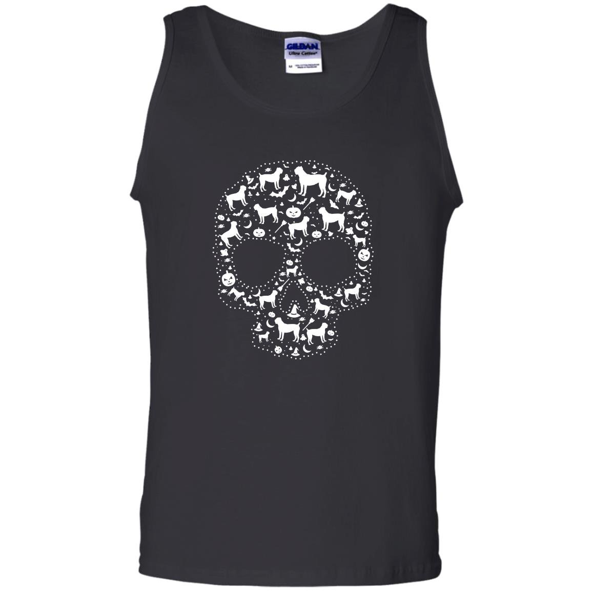 Pooch sugar skull cute cane corso dog Tank Top