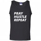 Pray hustle repeat christian entrepreneur quote Tank Top