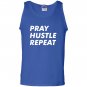 Pray hustle repeat christian entrepreneur quote Tank Top