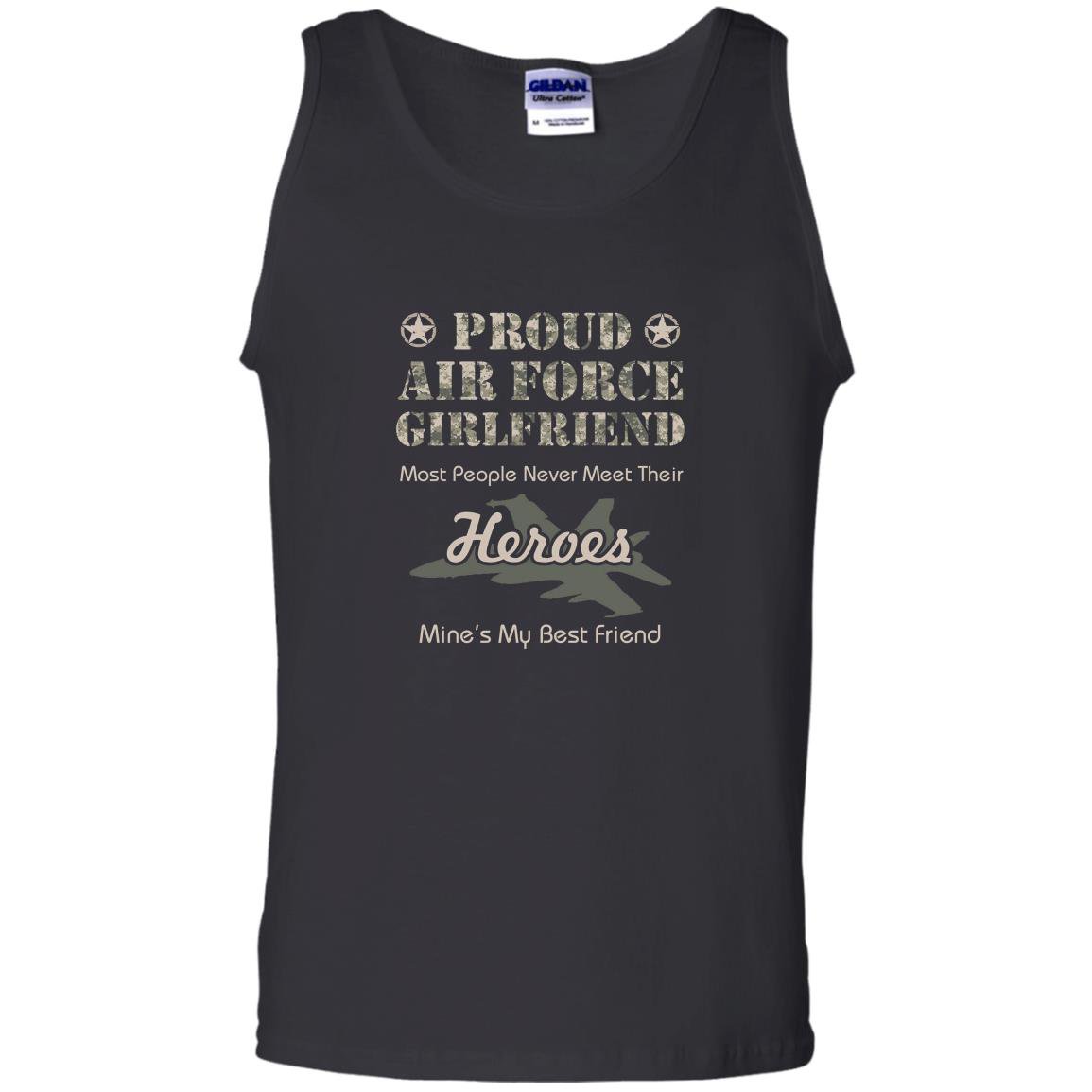 Proud air force girlfriend air force Tank Top