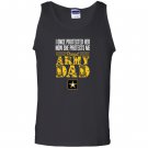 Proud army dad daughter soldier air force Tank Top