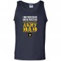 Proud army dad daughter soldier air force Tank Top