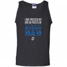 Proud marine dad daughter soldier military marines Tank Top