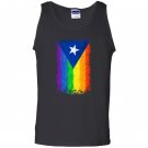 Puerto rican or cuban gay pride flag rainbow destroy Tank Top