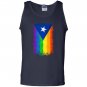 Puerto rican or cuban gay pride flag rainbow destroy Tank Top