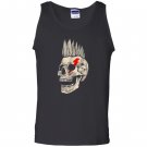 Punk rock punks not dead skull mohawk style Tank Top