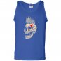 Punk rock punks not dead skull mohawk style Tank Top