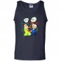 Pythagoras fights einstein c2 funny science gift Tank Top