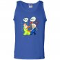Pythagoras fights einstein c2 funny science gift Tank Top