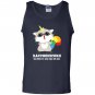 Racoonicorn funny trash panda raccoon unicorn Tank Top