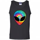 Rainbow alien trippy large Tank Top