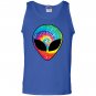 Rainbow alien trippy large Tank Top