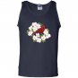Red cardinal bird dogwood flower Tank Top
