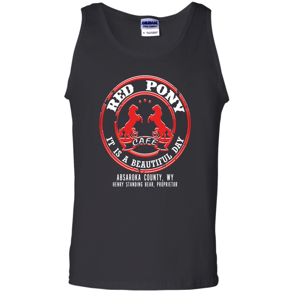 Red pony it is a beautiful day Tank Top