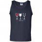 Funny wine glass Tank Top