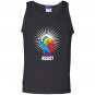 Resist rainbow flag nationa pride march Tank Top