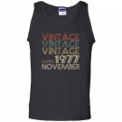 Retro classic vintage november 1977 40th gift 40 years old Tank Top