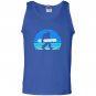 Retro snowboard yeti snowboarding gift Tank Top