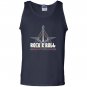 Rock and roll vintage rocknroll music guitar gift Tank Top