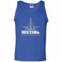 Rock and roll vintage rocknroll music guitar gift Tank Top