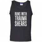 Runs with trauma shears in etc Tank Top