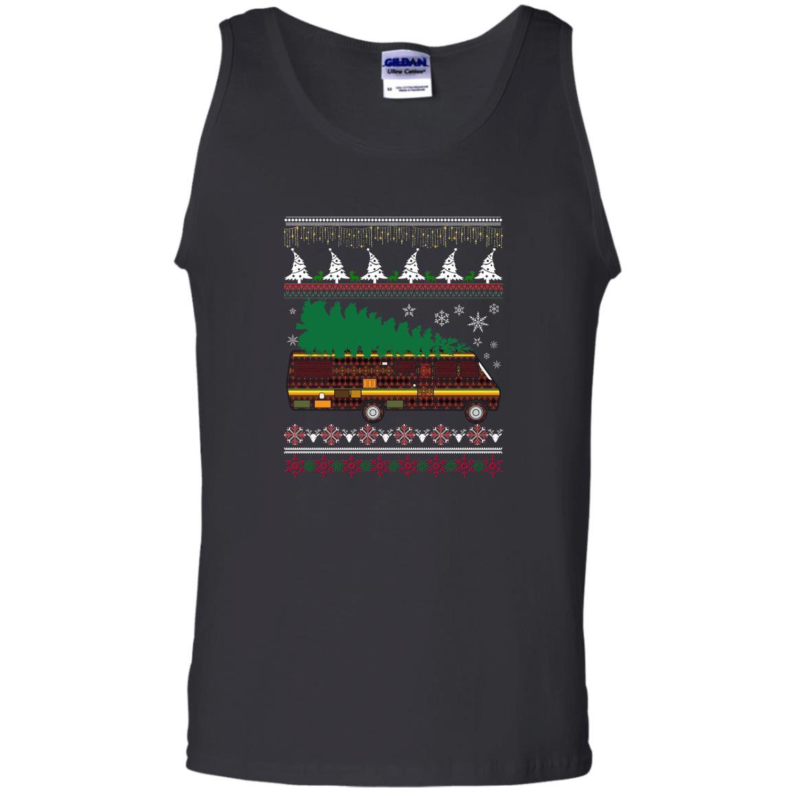 Rv camping ugly xmas tree rv graphic Tank Top