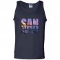 San francisco bay golden gate bridge skyline gift Tank Top