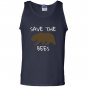 Save the bees brown bear Tank Top