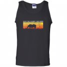 Save the chubby unicorns rhino vintage retro colors Tank Top