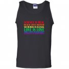 Science is real blm love is love pride Tank Top