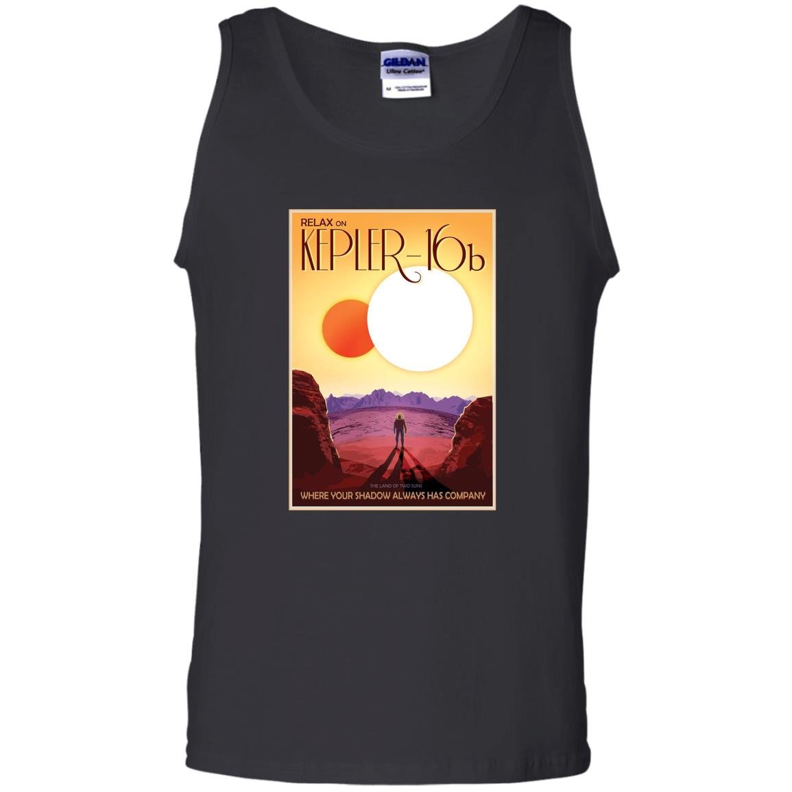 Sci fi space tourism kepler 16b exoplanet Tank Top