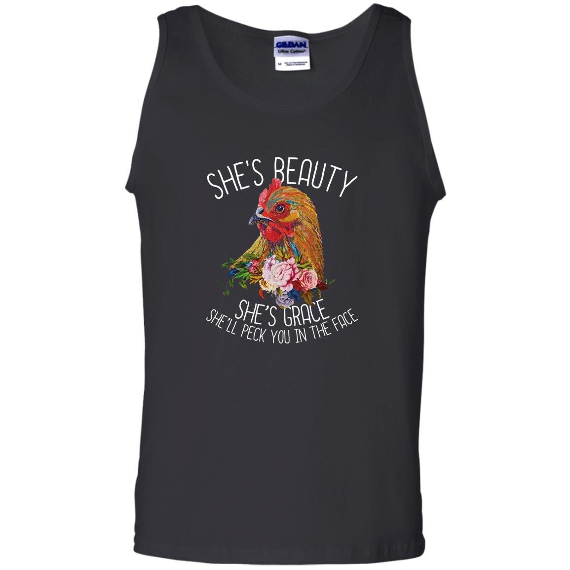 Shes beauty she grace chicken farm Tank Top