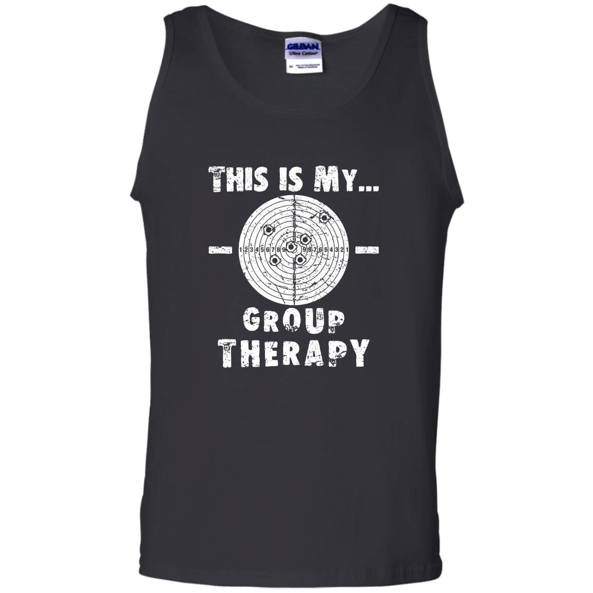 Shooting is my group therapy gun support Tank Top