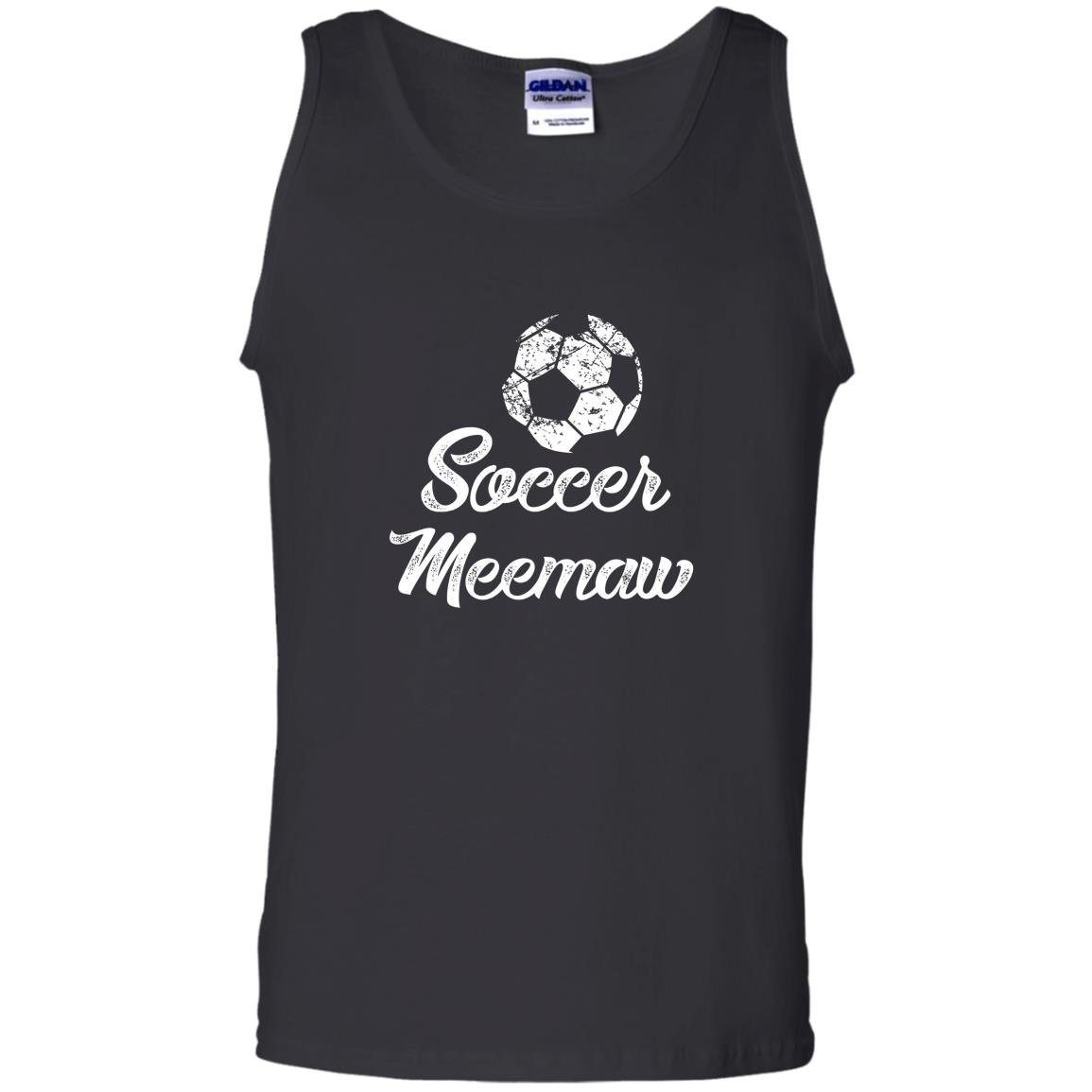 Soccer meemaw cute funny player fan gift Tank Top