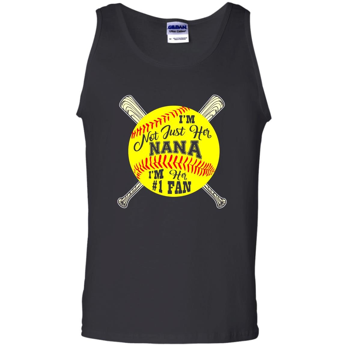 Softball im not just her nana fan Tank Top