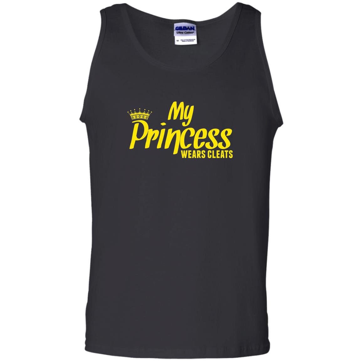 Softball my princess wears cleats Tank Top