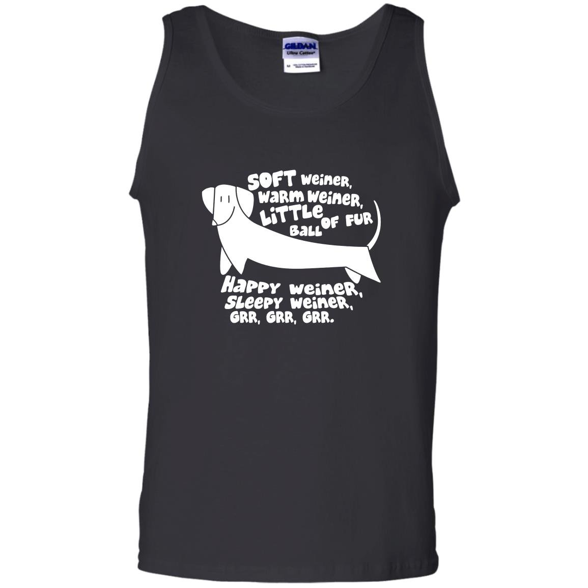 Soft warm little happy sleepy weiner dachshund funny Tank Top