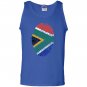 South africa dna flag thumb fingerprint roots proud Tank Top