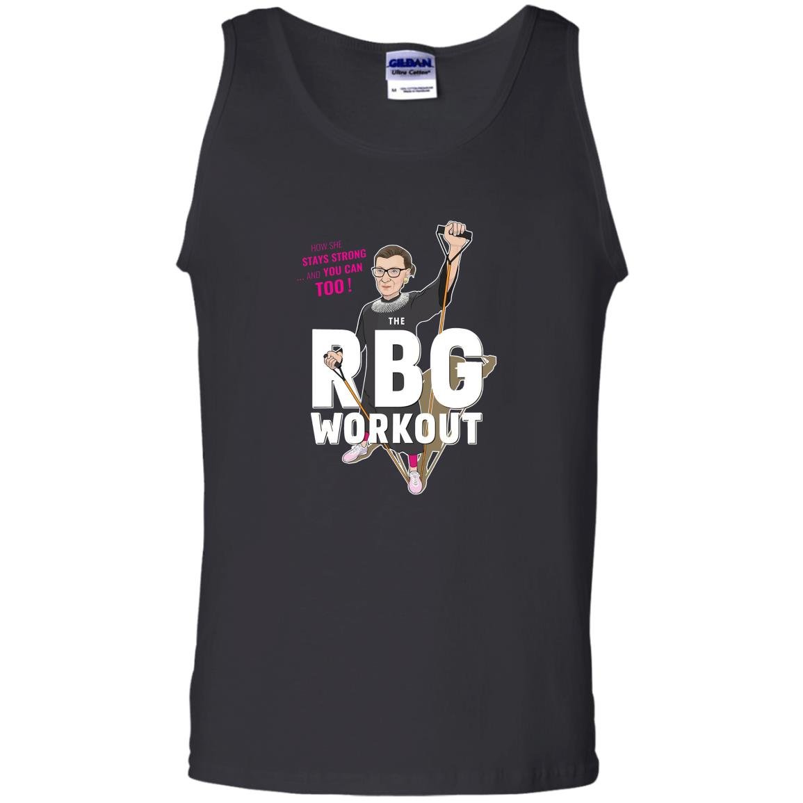 Stay strong and you can too notorious rbg workout Tank Top