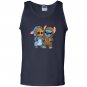 Stitch and baby groot Tank Top