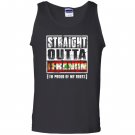 Straight outta lebanon lebanese flag Tank Top