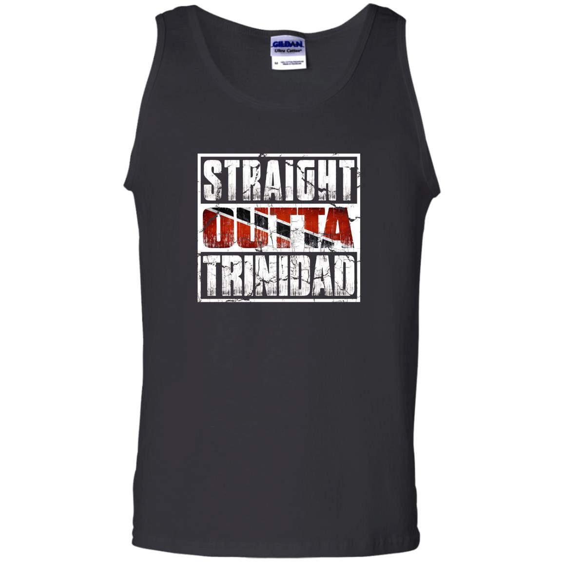 Straight outta trinidad trinidad flag Tank Top