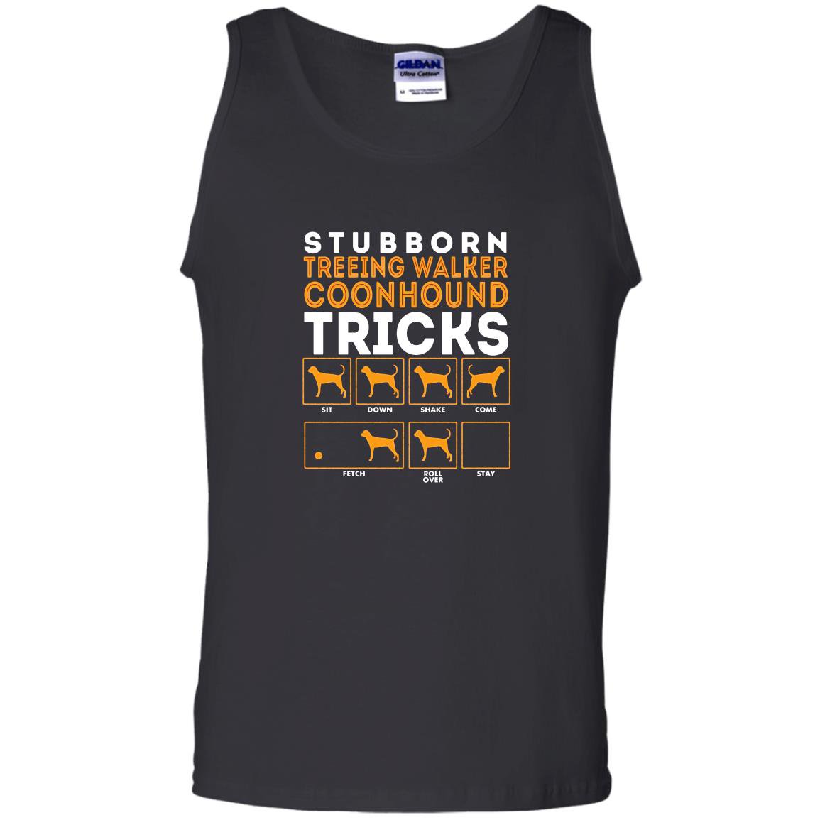 Stubborn treeing walker coonhounds dog tricks Tank Top