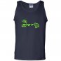 Team dodge srt hell cat scratch green Tank Top