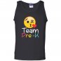 Team pre k teacher emoji hearts love back to school Tank Top