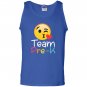 Team pre k teacher emoji hearts love back to school Tank Top