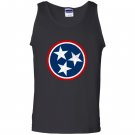 Tennessee volunteer state distressed tristar flag Tank Top