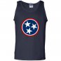 Tennessee volunteer state distressed tristar flag Tank Top