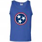 Tennessee volunteer state distressed tristar flag Tank Top